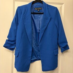 Jules & Leopold | Open-Front Blue Blazer